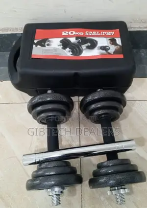 Cast Iron 20kg Dumbbell Set