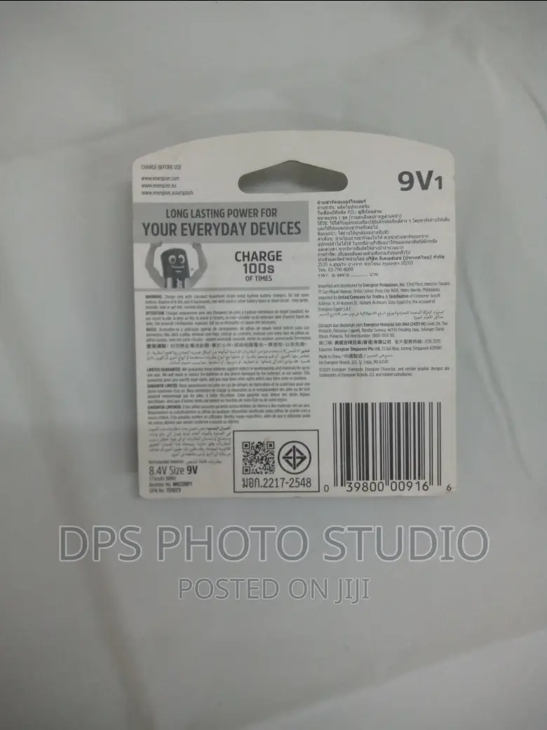 Energizer Rechargeable 9v