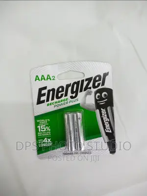 Energizer AAA 2 Pack Rechargeable Power Plus