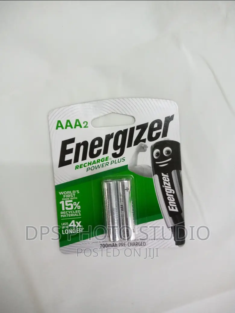 Energizer AAA 2 Pack Rechargeable Power Plus