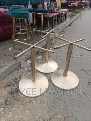 Restaurant Table Stands, Gold in Colour.