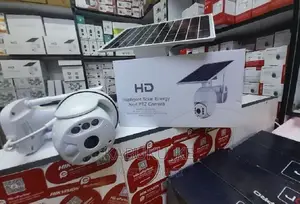 Solar Light Solar Powered 4G GSM PTZ 360 Camera –FOR SIMCARD