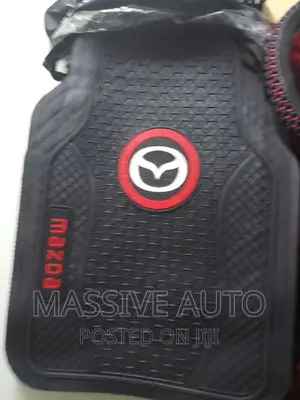 Red/ White Logo Car Floor Mats/ Mazda Car Floor Mats