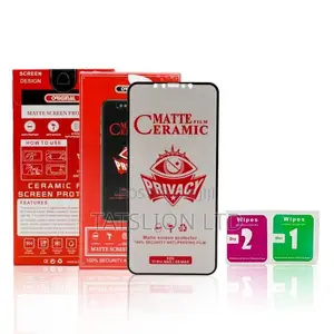 9D Privacy Ceramic Matte Screen Protector for iPhone 15 Pro