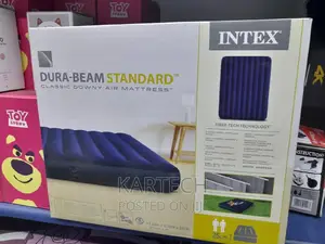 Intex Inflatable Mattress Plus Free Electric / Manual- Pump