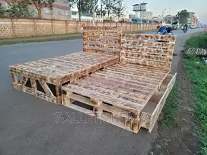 Pallet Bed- 4*6 Pallet Bed With Drawers. (HM01)