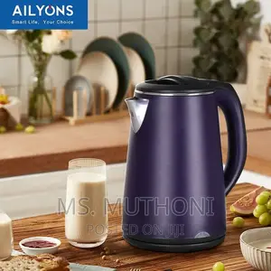 Ailyons 2.2ltrs Black Kettle 