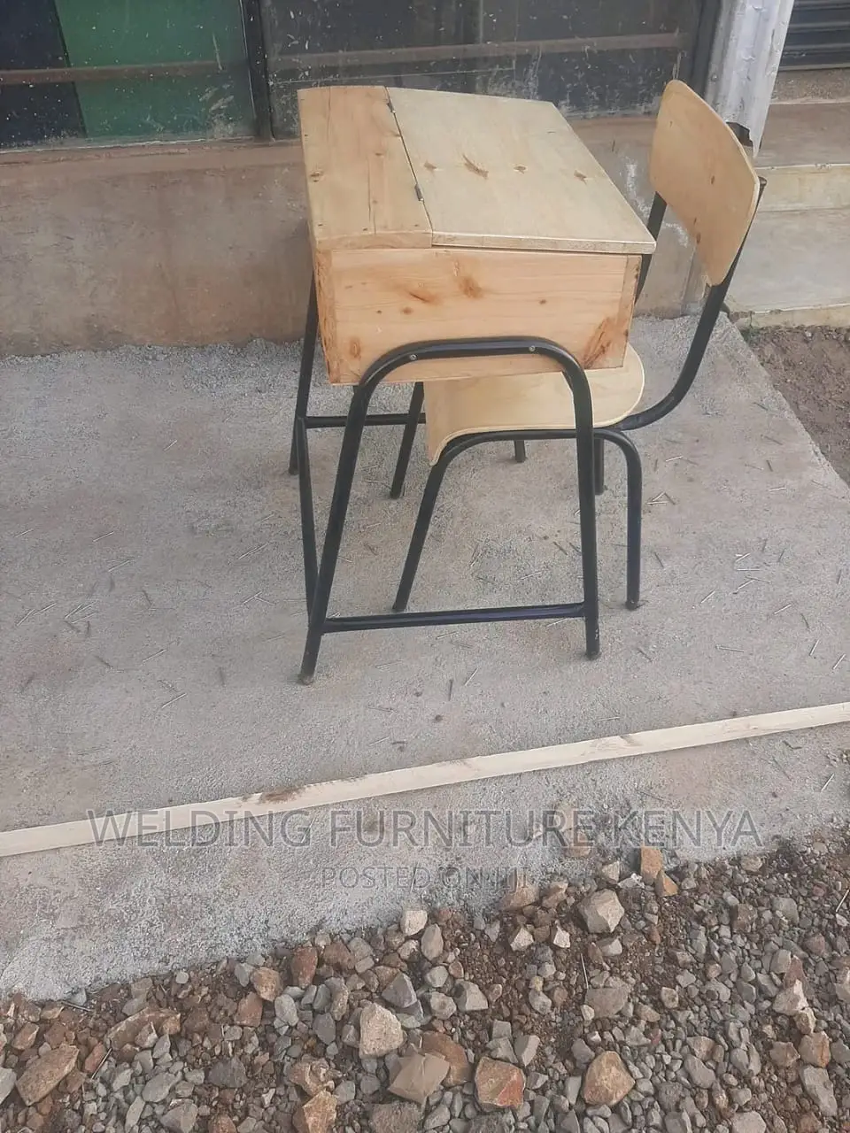 School Lockers and Chairs