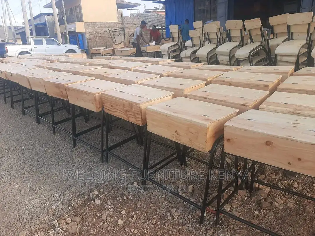 School Lockers and Chairs
