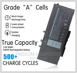 GJKNX Laptop Battery Dell Latitude E5491 E5590 E5591 93ftf