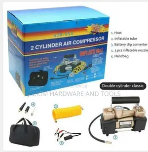 Portable 2 Cylinder Compressor Pump