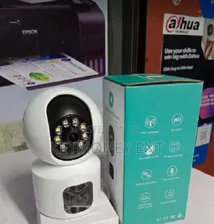 PTZ Wifi Rotating Camera With Dual Lens Cam Motion Track