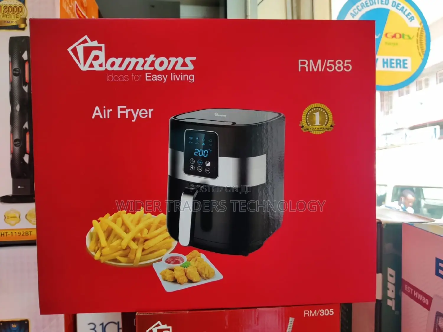 *Ramtons Air Fryer OIL FREE