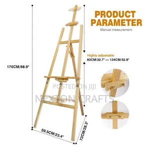 1.7m a Frame Wooden Pine Tripod Studio Canvas Easel Art