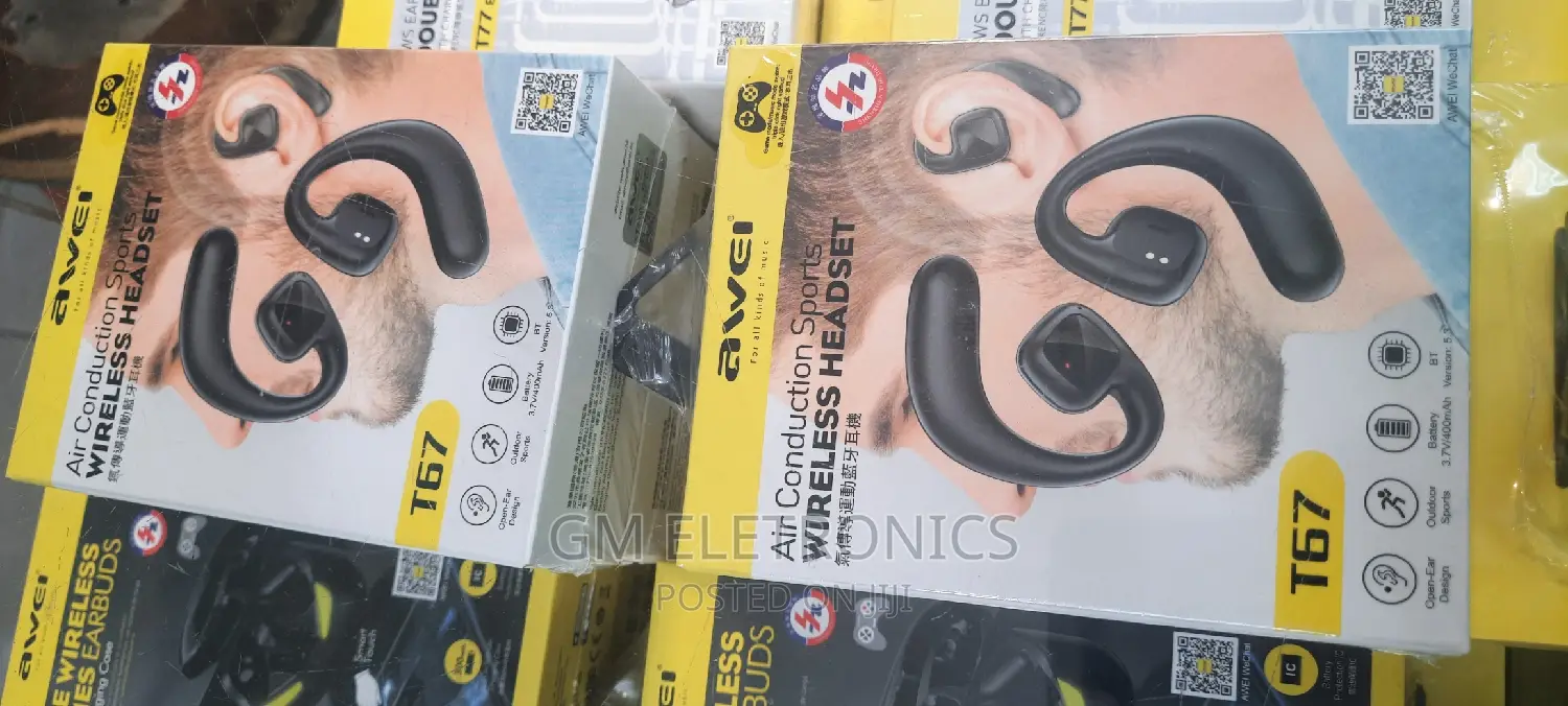 Awei T67 Air Conduction TWS Bluetooth Earbuds