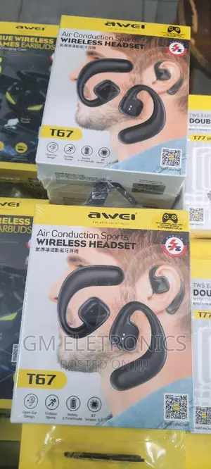 Awei T67 Air Conduction TWS Bluetooth Earbuds