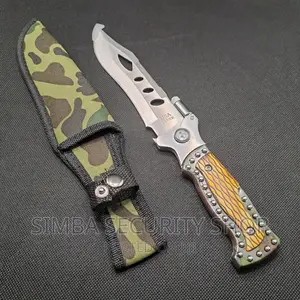5 In 1 Fixed Blade Knife Compass Torch Bottle Opener Saw