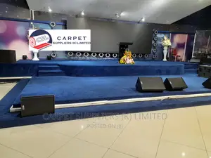Blue Wall to Wall Carpet