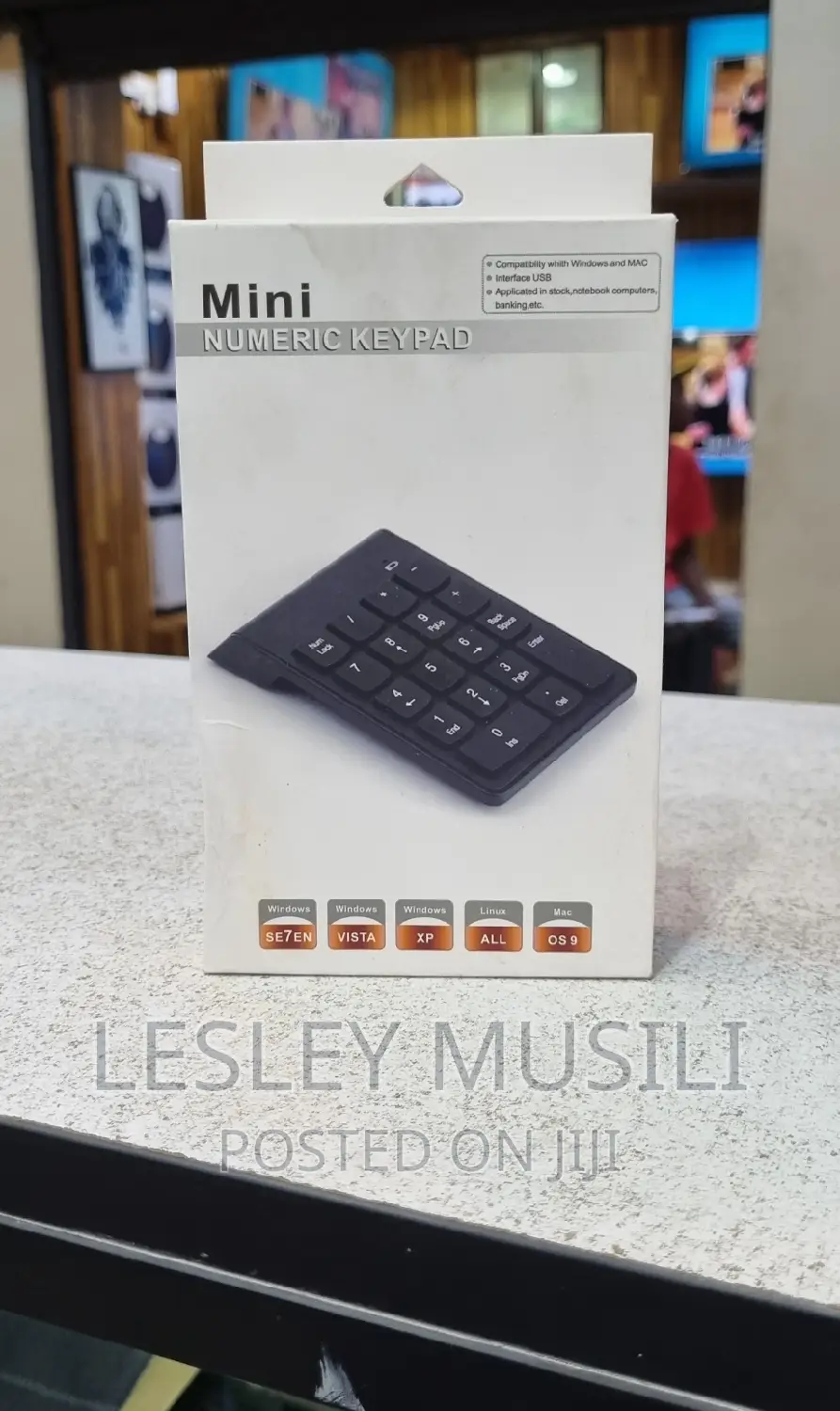 USB Numeric Keypad Mini Number Pad Numpad 18 Keys