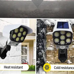 77 Bright Leds, Motion-Activated Dummy CCTV Solar Lights