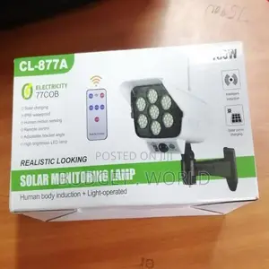 Home Security Solar Light Pir Motion Sensor Fake CCTV Camer