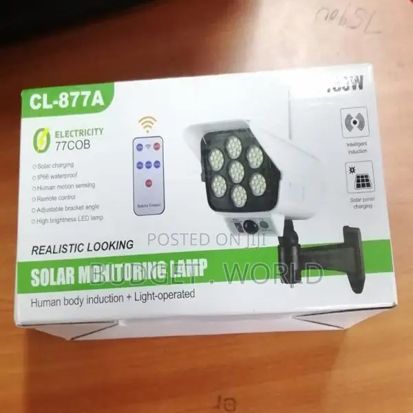 Home Security Solar Light Pir Motion Sensor Fake CCTV Camer