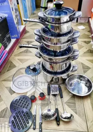 30pcs Marwa Stainless Steel Cookware Set Now Available