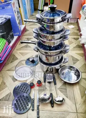 Quality Marwa Stainless Steel Cookware Set 30pcs