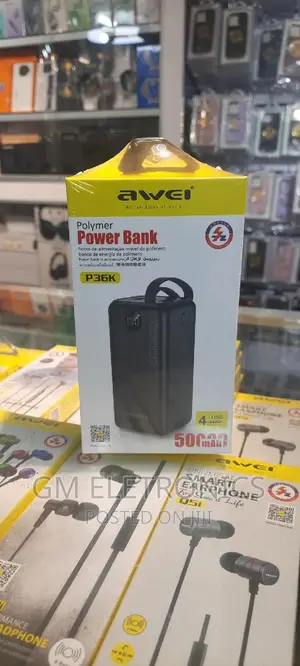 Powerbank 50000mah ( Awei P36K)