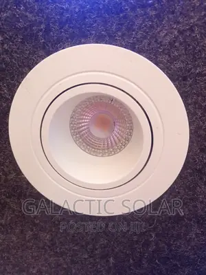 White Round Downlighters