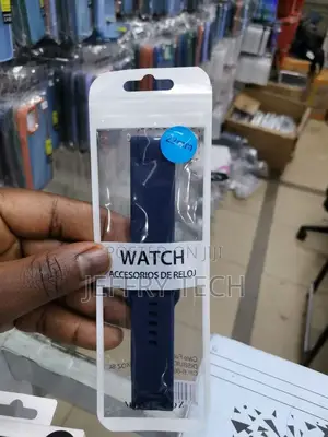 22mm Silicone Watch Strap Wristband With Steel Pin Buckle Fo