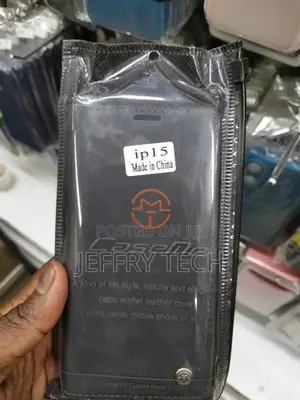 Flip Cover iPhone 15 Vintage Leather CASEME