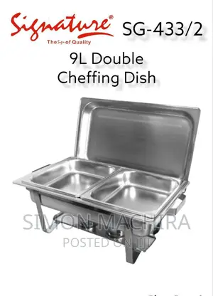 Double Cheffing Dish 9 Liters