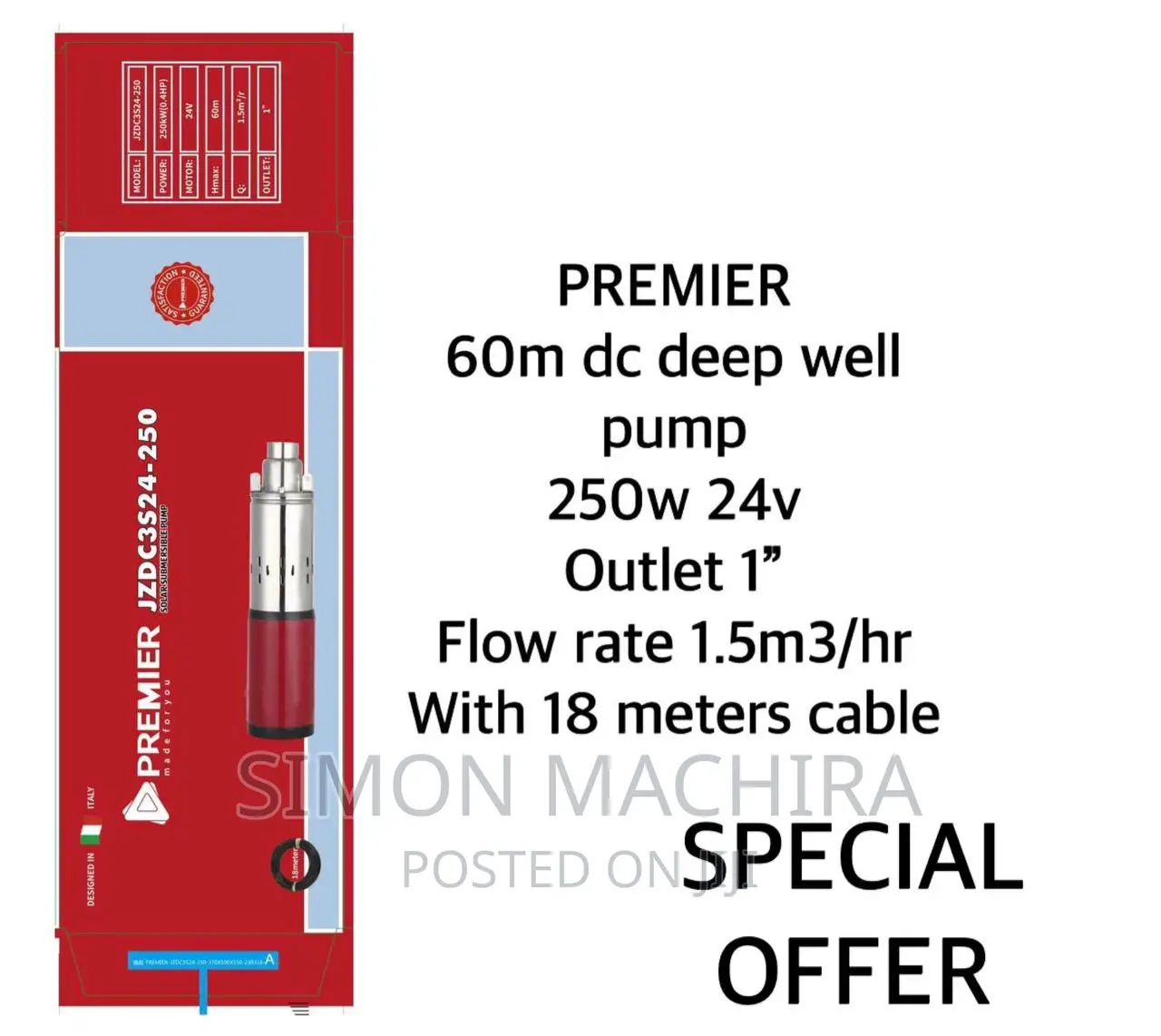 Well Pump 60m
