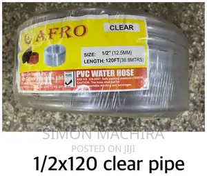 Clear Hose Pipe. 120 Ft