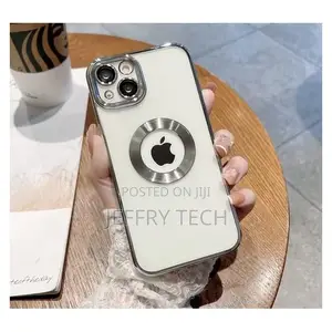 iPhone 12 Pro Max Silicon Magsafe Clear Case With Camera