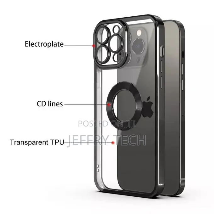 iPhone 13 Pro Max Transparent Electroplating Magsafe Case Wi