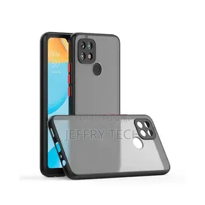 Back Case Cover for Infinix Smart 6 | Smoked Matte Back | 36