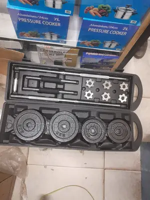50kg Dumbbells/Barbell Set With Portable Case Available