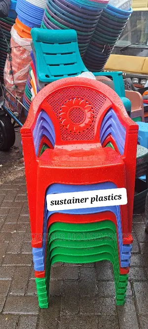 Assorted Colours Plastic Chairs