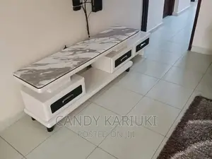 Extendable Pure Marble Tv Stand