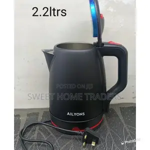 Ailyons 2.2ltrs Black Kettle