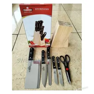 Rashnik Kitchen Knife Set With Wood Stand
