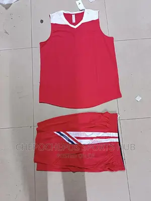 Red Quality Basketball Kit