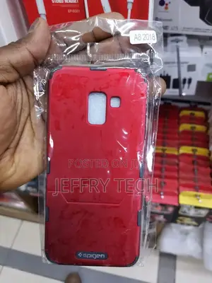 Spigen Neo Hybrid Samsung Galaxy A8 2018 Back Cover Red
