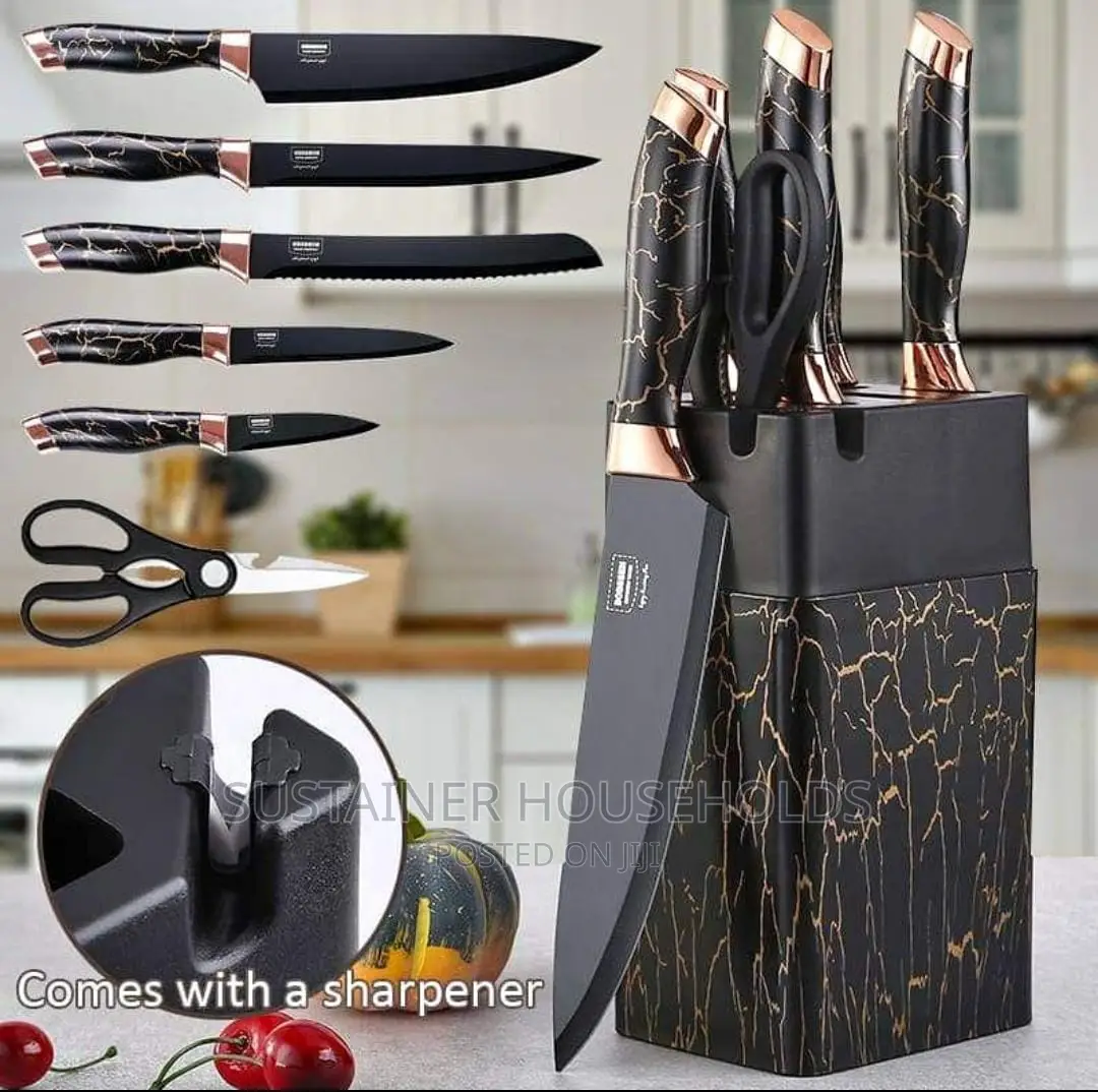 *7pc Marble Profile Knife Set