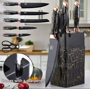  *7pc Marble Profile Knife Set