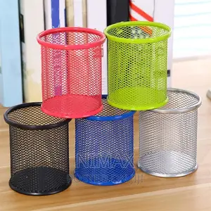 Coloured Mesh Pen Holders