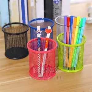 Coloured Mesh Pen Holders
