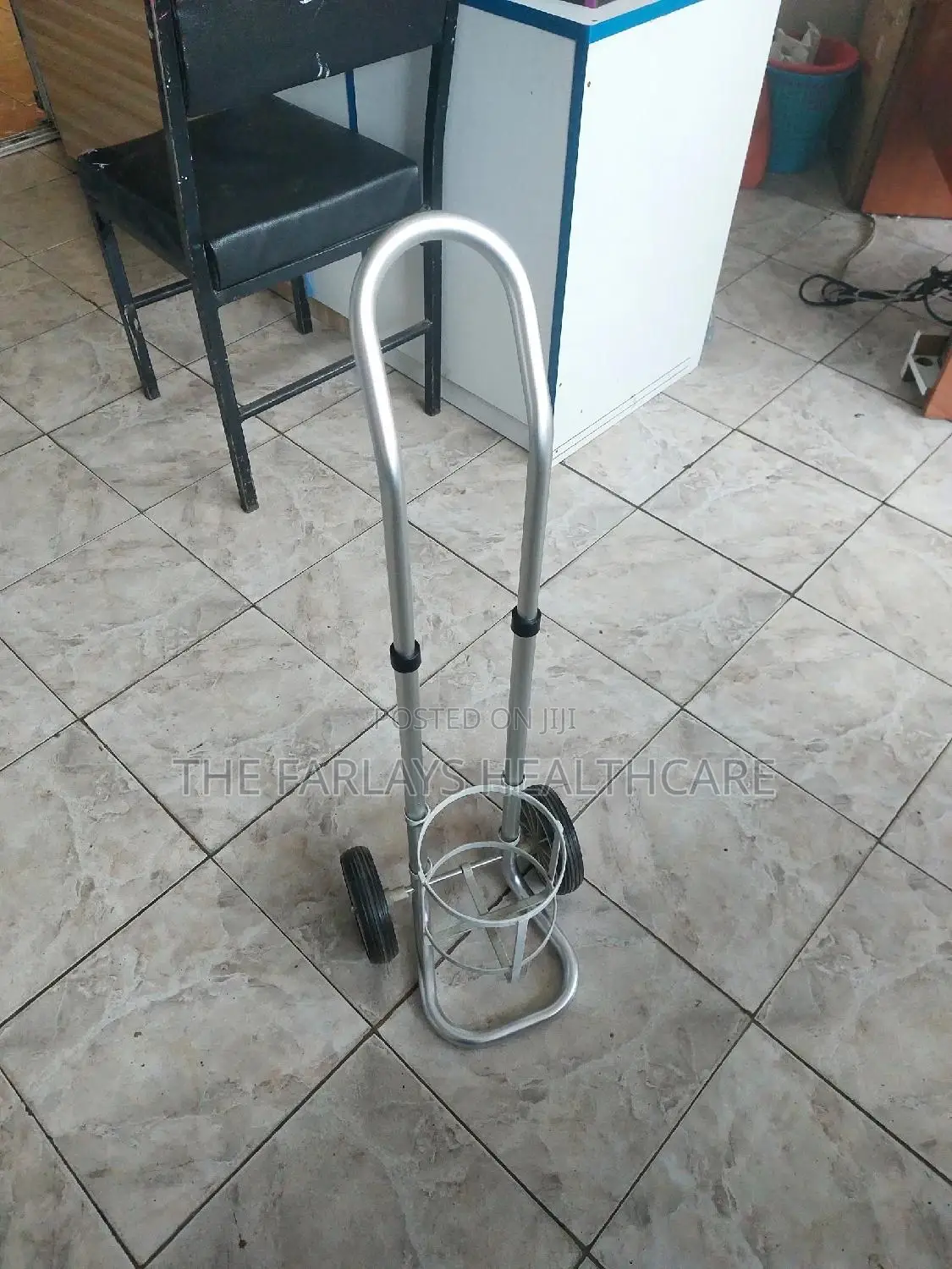 Oxygen Cylinder Trolley.